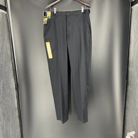 NWT Haggar 36x34 Black Trousers - Picture 1 of 15